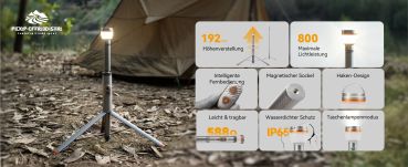 Preview: RoosCamp  Multifunktions Campingleuchte